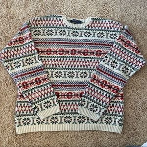 Vintage Late 90s/Early Y2K Old Navy Holiday Sweater